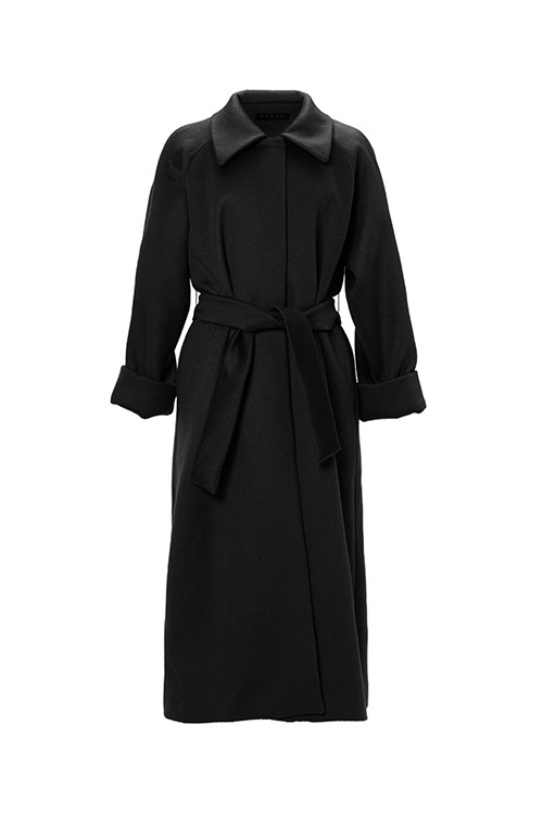 Anna (black)_Tollegno Cashmere Coat